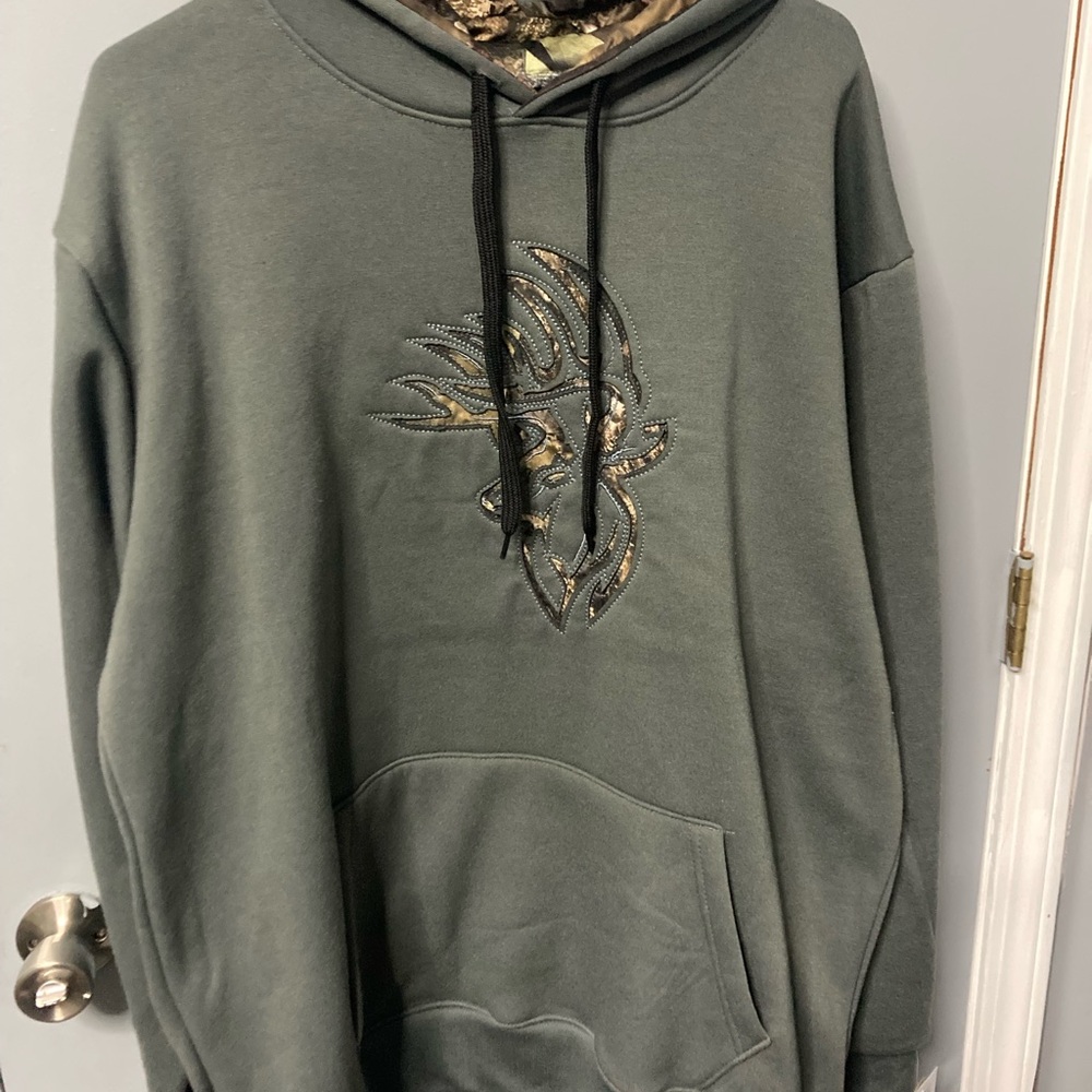 Mossy Oak Dark Grey Hoodie